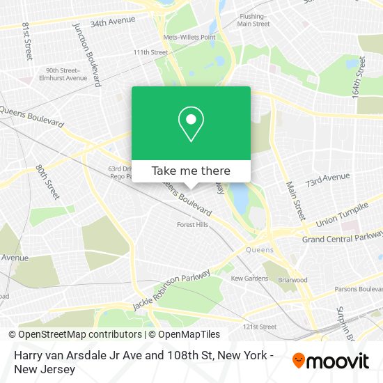 Mapa de Harry van Arsdale Jr Ave and 108th St
