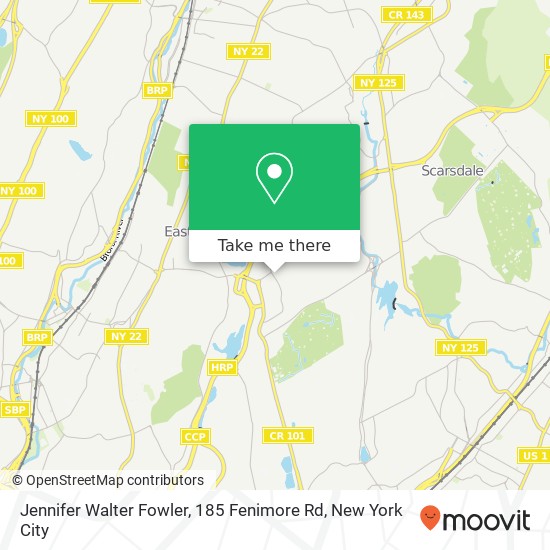 Jennifer Walter Fowler, 185 Fenimore Rd map