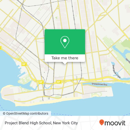 Mapa de Project Blend High School