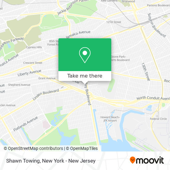 Shawn Towing map