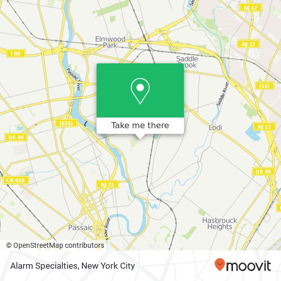 Mapa de Alarm Specialties