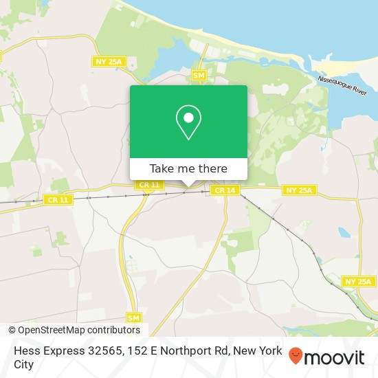 Hess Express 32565, 152 E Northport Rd map