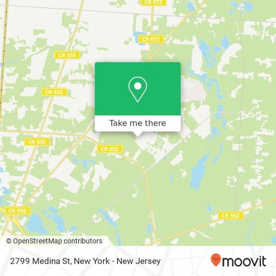 Mapa de 2799 Medina St, Vineland, NJ 08361