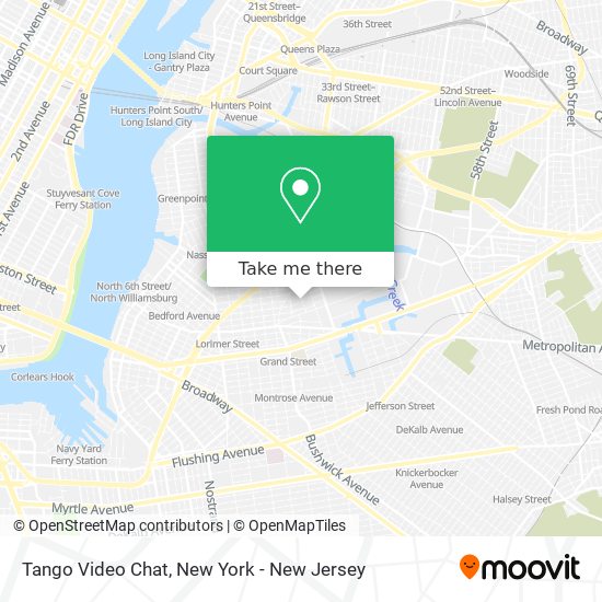 Mapa de Tango Video Chat