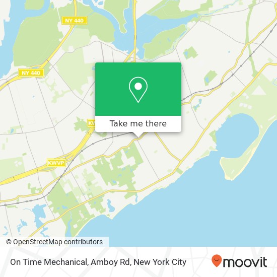 Mapa de On Time Mechanical, Amboy Rd