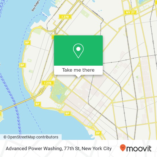 Mapa de Advanced Power Washing, 77th St