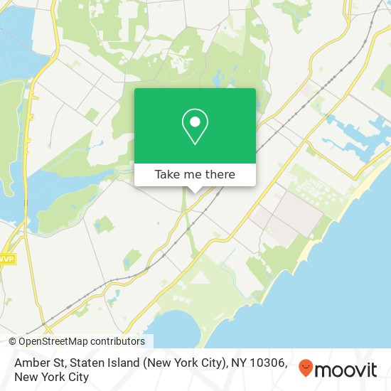 Amber St, Staten Island (New York City), NY 10306 map