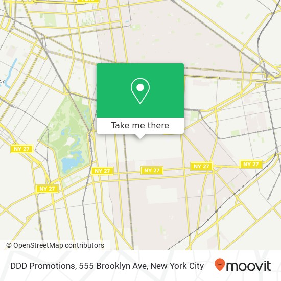 DDD Promotions, 555 Brooklyn Ave map