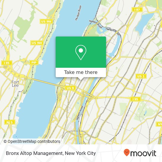 Bronx Altop Management map