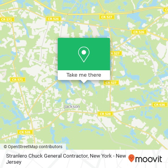 Mapa de Stranlero Chuck General Contractor