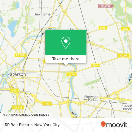 RR Bolt Electric map