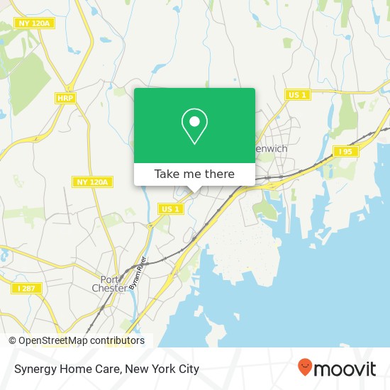 Synergy Home Care map