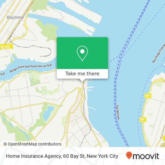 Home Insurance Agency, 60 Bay St map