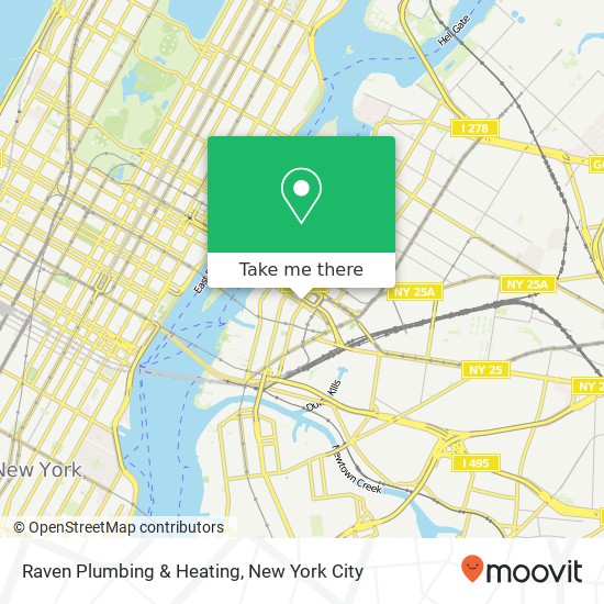 Raven Plumbing & Heating map