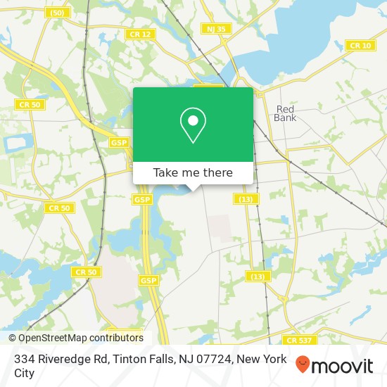 334 Riveredge Rd, Tinton Falls, NJ 07724 map