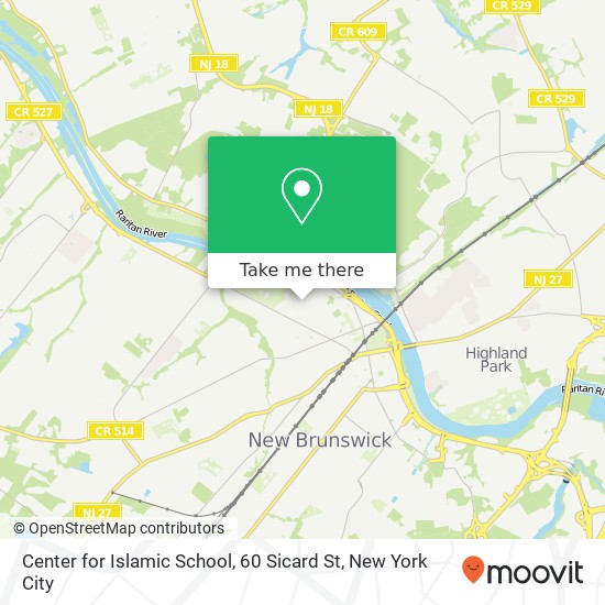 Mapa de Center for Islamic School, 60 Sicard St