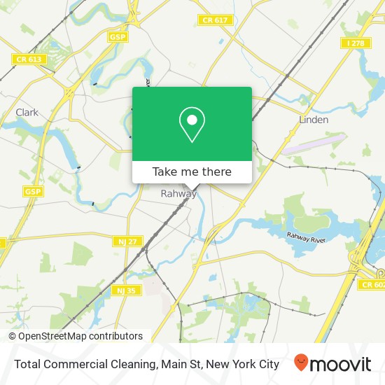 Total Commercial Cleaning, Main St map