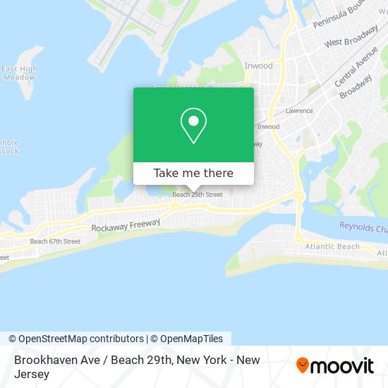 Mapa de Brookhaven Ave / Beach 29th