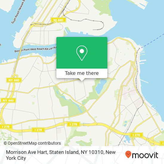 Morrison Ave Hart, Staten Island, NY 10310 map