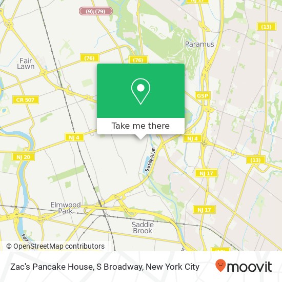 Zac's Pancake House, S Broadway map