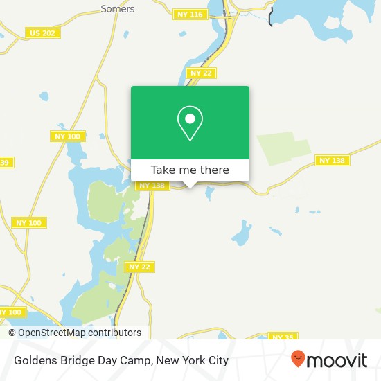 Mapa de Goldens Bridge Day Camp