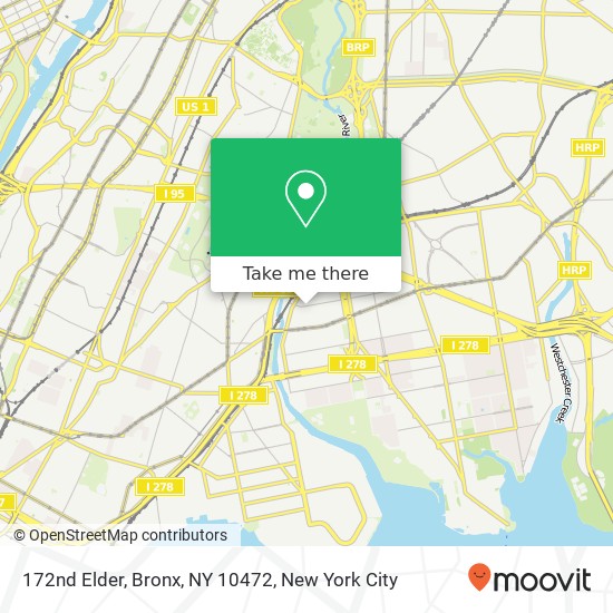 Mapa de 172nd Elder, Bronx, NY 10472