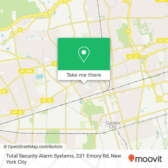 Mapa de Total Security Alarm Systems, 231 Emory Rd