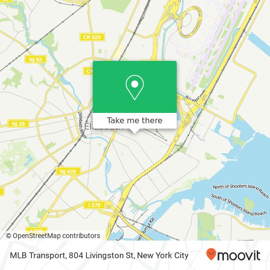 MLB Transport, 804 Livingston St map