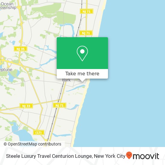 Steele Luxury Travel Centurion Lounge map