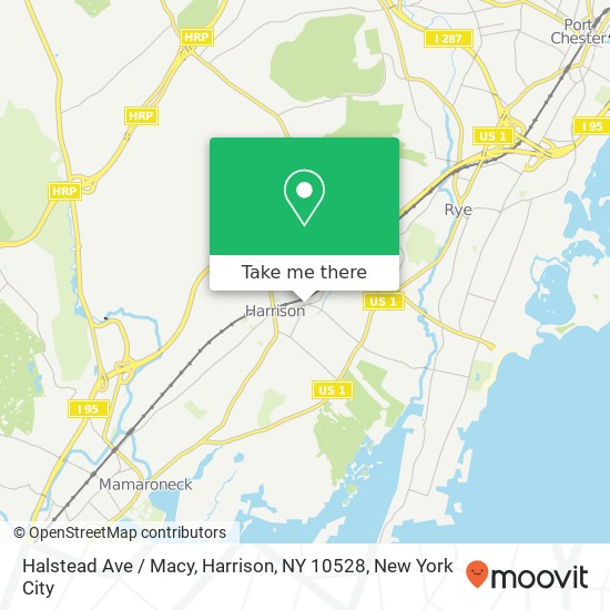 Halstead Ave / Macy, Harrison, NY 10528 map