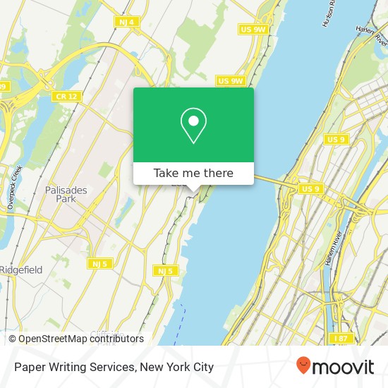 Paper Writing Services map