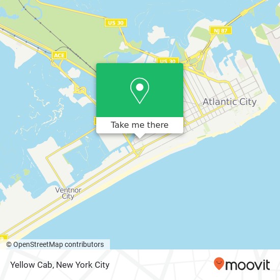 Yellow Cab map