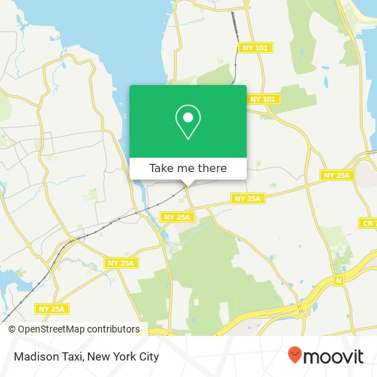 Mapa de Madison Taxi
