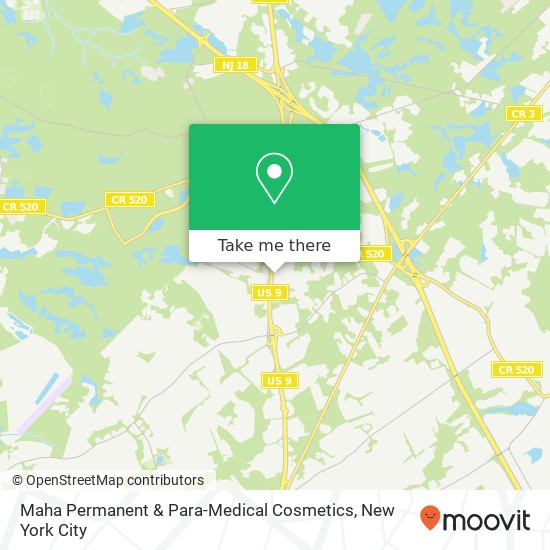 Mapa de Maha Permanent & Para-Medical Cosmetics