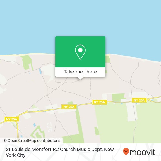 St Louis de Montfort RC Church Music Dept map