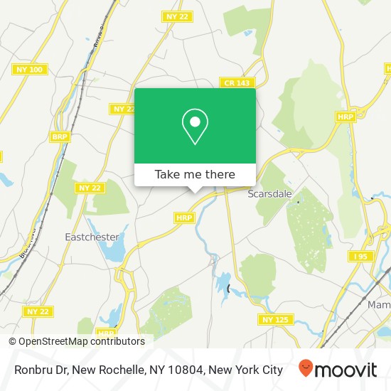 Ronbru Dr, New Rochelle, NY 10804 map
