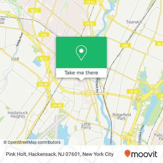 Pink Holt, Hackensack, NJ 07601 map