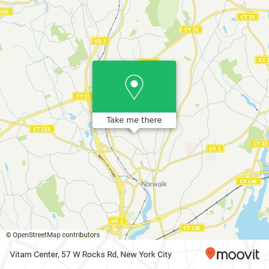 Vitam Center, 57 W Rocks Rd map