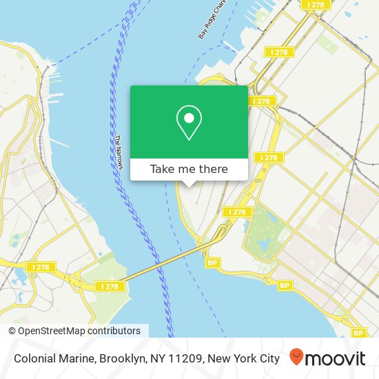 Mapa de Colonial Marine, Brooklyn, NY 11209