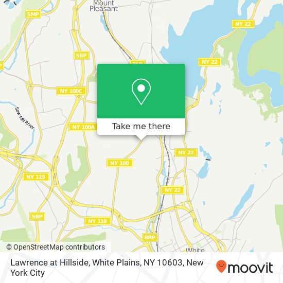 Lawrence at Hillside, White Plains, NY 10603 map