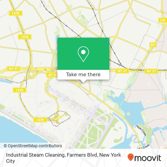 Mapa de Industrial Steam Cleaning, Farmers Blvd