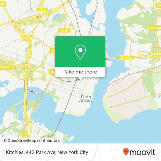 Kitchies, 442 Park Ave map