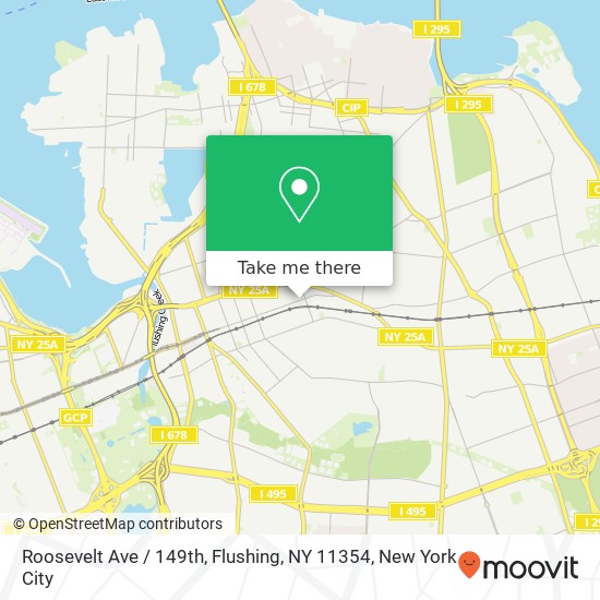 Roosevelt Ave / 149th, Flushing, NY 11354 map