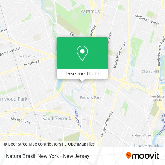 How to get to Natura Brasil in Paramus, Nj by Bus, Subway or Train?