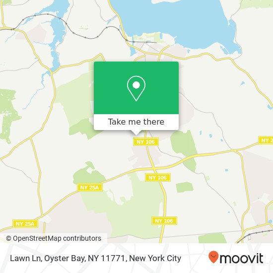Lawn Ln, Oyster Bay, NY 11771 map