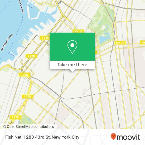 Fish Net, 1280 43rd St map