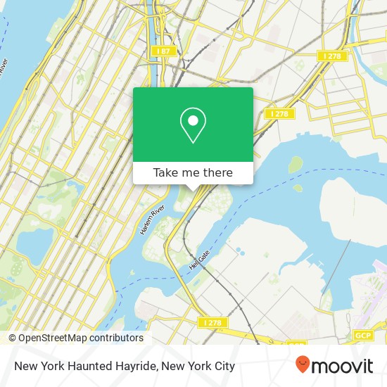 New York Haunted Hayride map
