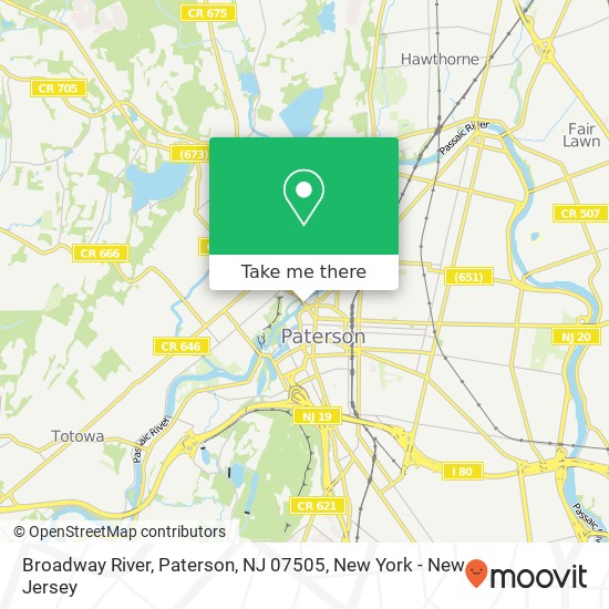 Broadway River, Paterson, NJ 07505 map