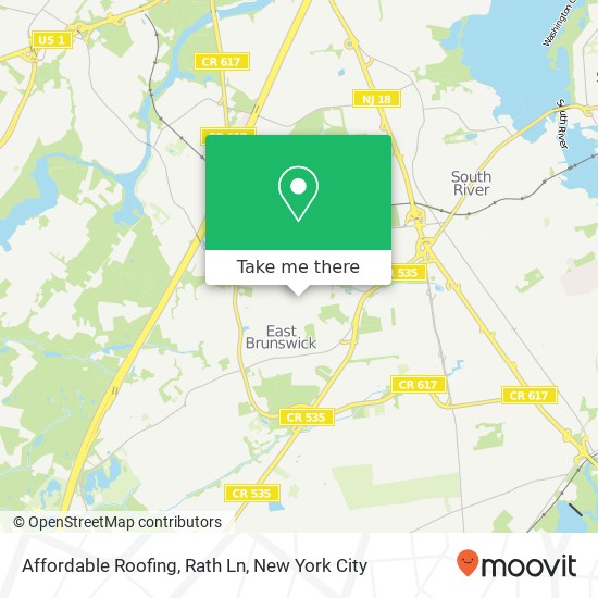 Mapa de Affordable Roofing, Rath Ln