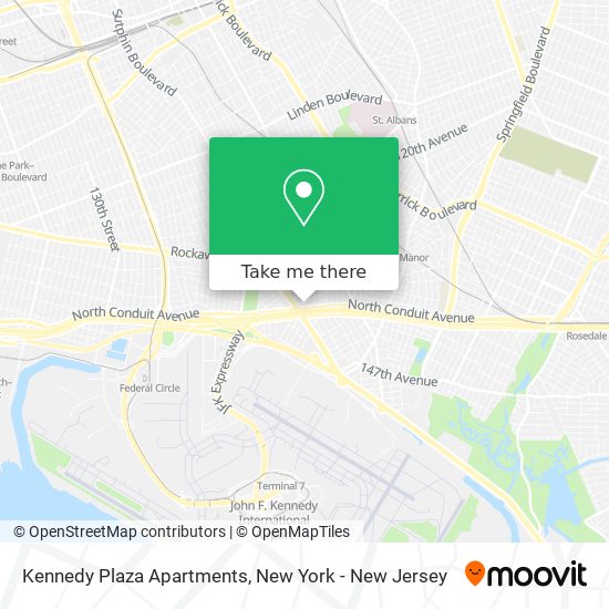 Mapa de Kennedy Plaza Apartments